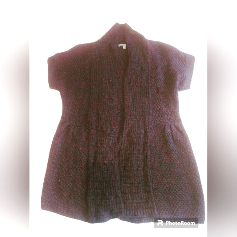 Charlotte Russe Mixed Purple Knit Cardigan